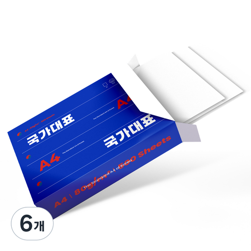 한국제지 국가대표 복사용지 80g, 3000매, A4