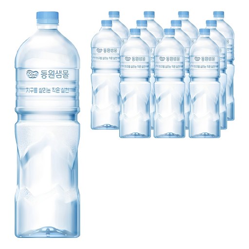 동원샘물 무라벨 2L 12개 건강한 수분으로 상쾌한 하루를 시작하세요