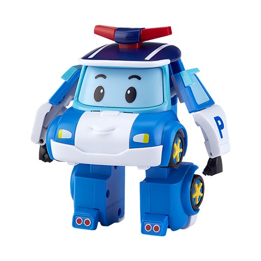 ROI TOYS POLI BABE 4吋變形車 3歲以上, 波力, 1盒
