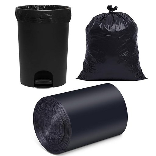 MakMeFre 쓰레기 봉투 블랙 30L 100장들이 50×60cm 두꺼운 평평한 입 비닐 봉투 탈취 가방 방재 용품 청소 용품