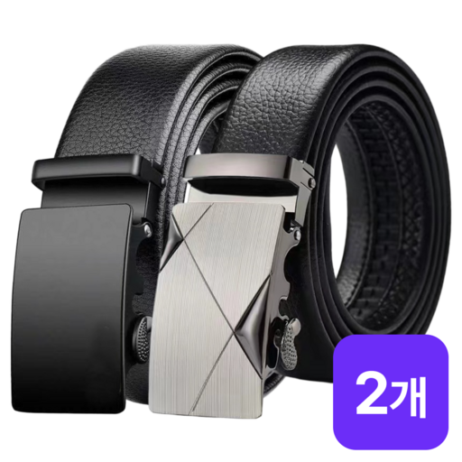 모덴 1+1 클래식 남성 벨트 가죽 자동 허리띠