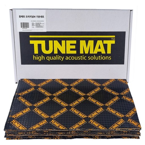 방진매트20장세트선택 튠매트 TUNEMAT 알루미늄 부틸 방음지 차량용 흡음 차음재