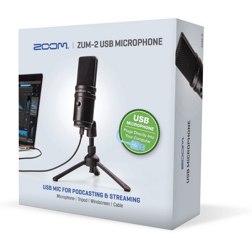 ZOOM 줌 USB 마이크 ZUM-2 블랙