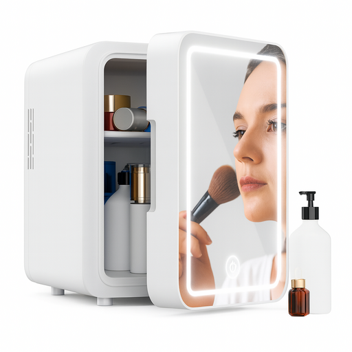 네버폴드 LED 미니 화장품냉장고 뷰티케어 가정용 휴대용