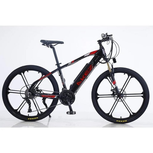 가변 속도 전기 자전거 숨겨진 리튬 배터리 통합 휠 알루미늄 합금 산악 26 인치 36V