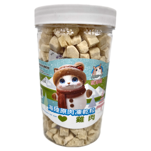 OMO 歐姆貓 海陸原肉凍乾粒, 1罐, 90g, 雞肉