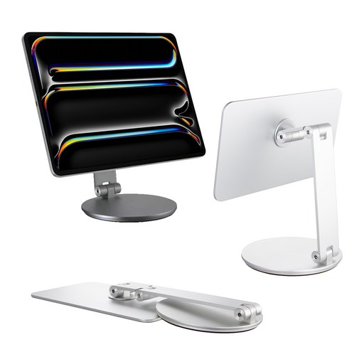 니케 Magsnap 올인원 아이패드 마그네틱 거치대 스탠드, 1개, 실버, 미니76세대 8.3
