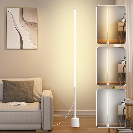 Flyaiku LED 침실 거실 스탠드조명 심플 장스탠드 3색모드 밝기조절