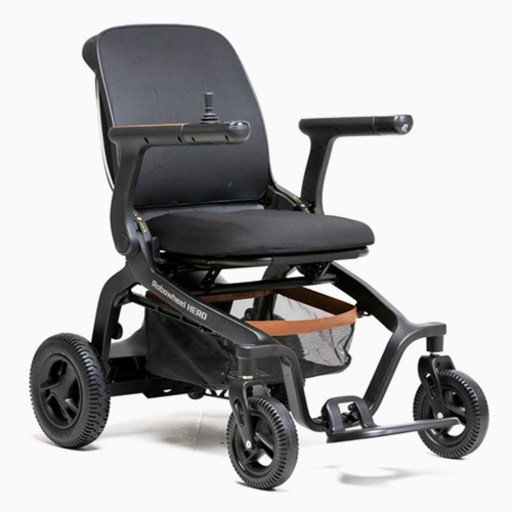 로보휠 로보휠 화메디 fold 폴드8 휴대형 접이식 실버 장애 전동 스쿠터, 블랙, 1개