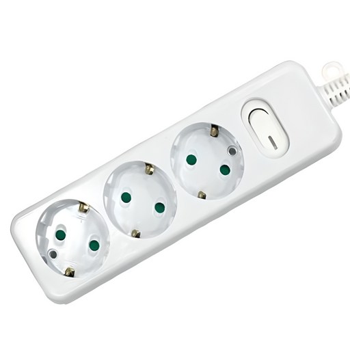 다조아 안전 스위치 멀티탭 3구 전기 소켓 필수 아이템