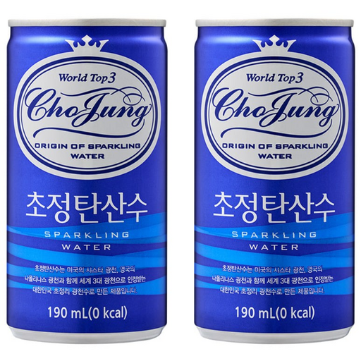 초정탄산수, 190ml