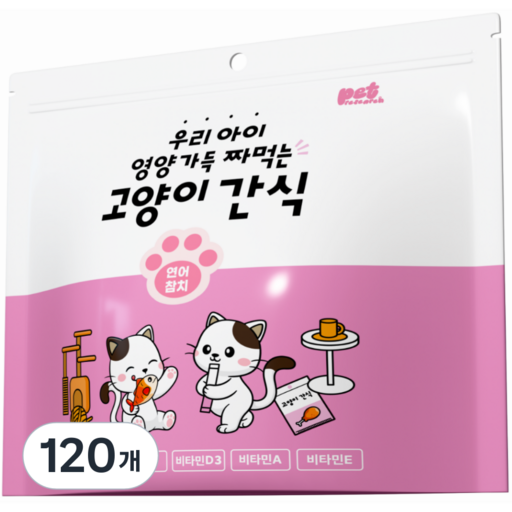 펫리서치 짜먹는 고양이 간식 츄