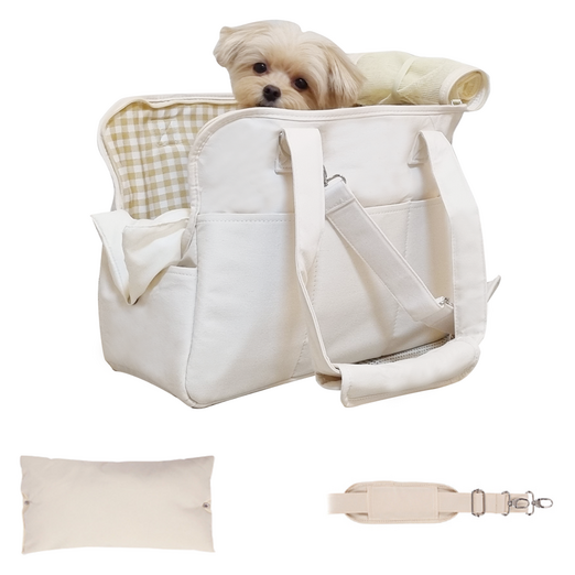 난펫 강아지 기내용 슬링백 산책 이동 가방  쿠션  크로스끈 세트상품