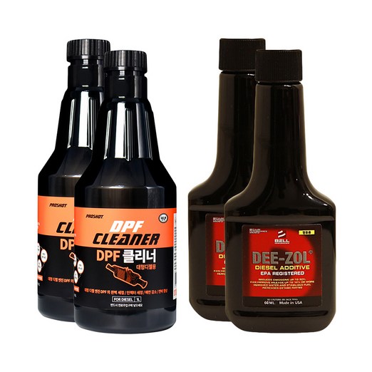 벨퍼포먼스 탑클래스 프로샷 DPF클리너  벨퍼포먼스 원샷 연료첨가제 세트, 2개, 1L
