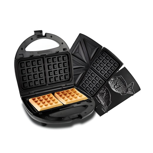 대우어플라이언스 와플메이커 3 in 1 와플 샌드위치 붕어빵틀 분리형, DEWD220