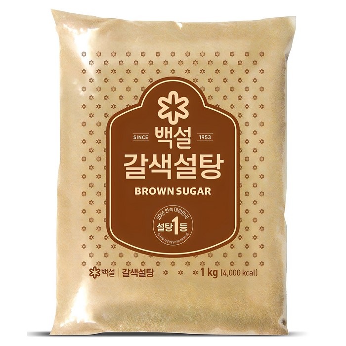 백설 갈색설탕 1kg 요리용 흑설탕 황설탕