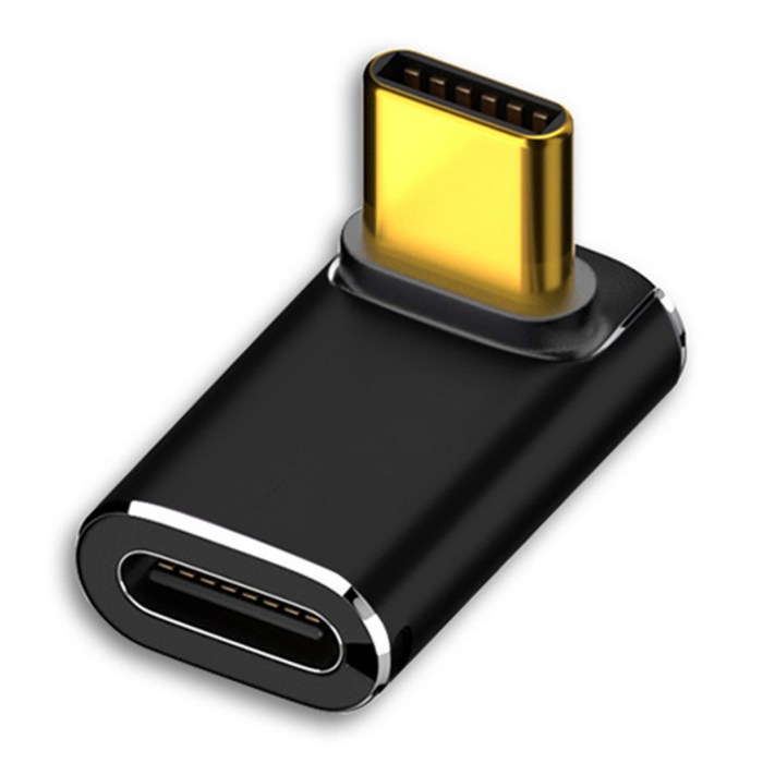 엠비에프 USB4.0 240W Gen3x2 CF to CM 정방향 90도 젠더, MBFG3MF04, 1개