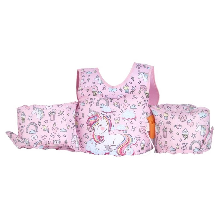 캐스비 데콤포 스포츠 물놀이 암링 자켓, 핑크, 1개