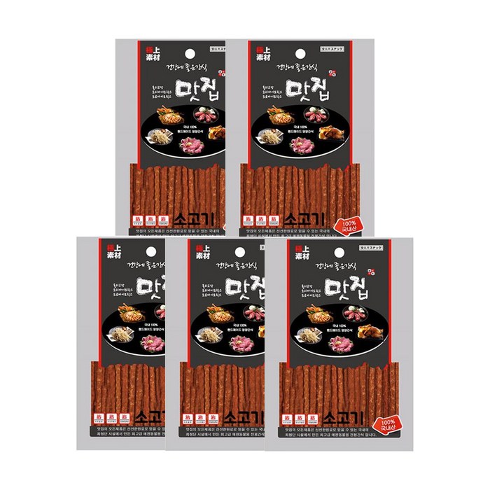 극상소재 반려동물 맛집 건강에 좋은 간식, 소고기, 100g, 5개 극상소재 반려동물 맛집 건강에 좋은 간식, 소고기, 100g, 5개