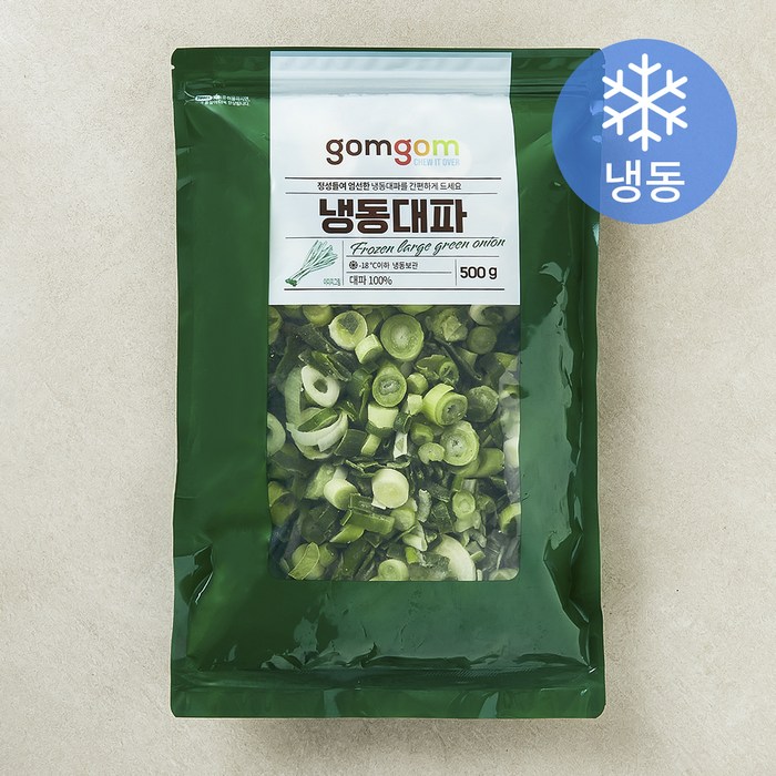곰곰 냉동 대파 500g 손질 절단 대파