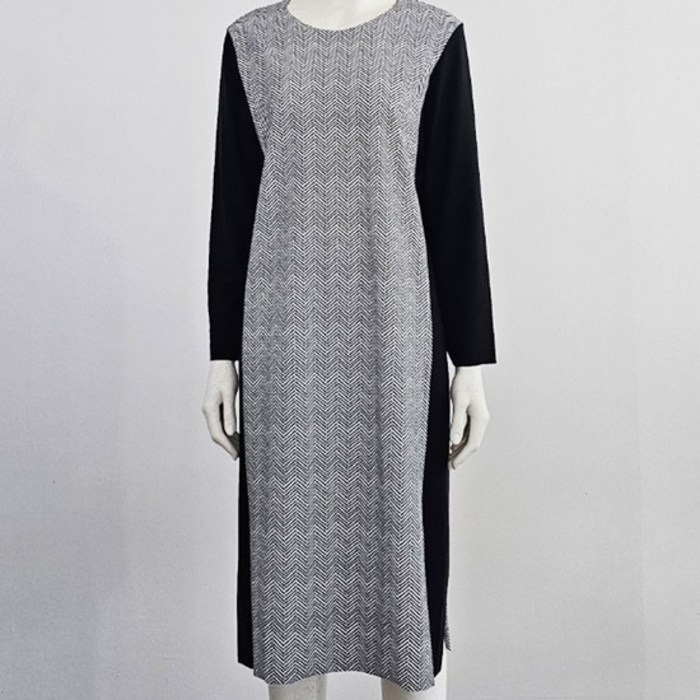 최초가 159000원 배색원피스 ABMDDN03 BK