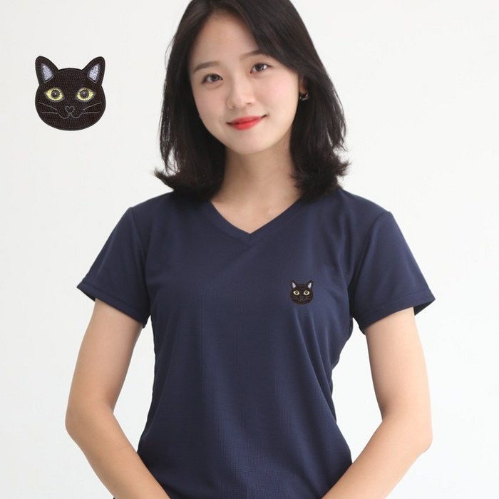 멋지군 기능성 브이넥 여성 반팔 티셔츠 멋지군 기능성 브이넥 여성 반팔 티셔츠