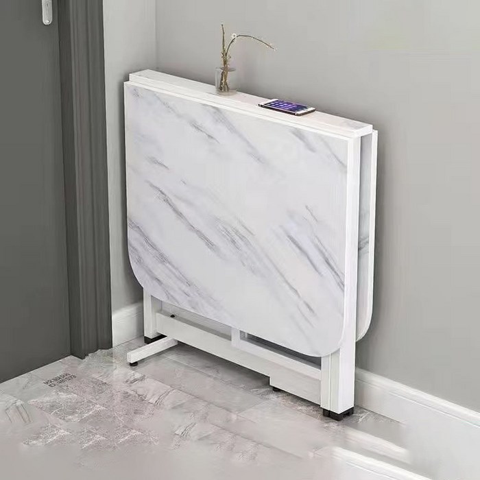 거실 접이식 확장형 기능성 고급 원룸 테이블, 화이트A