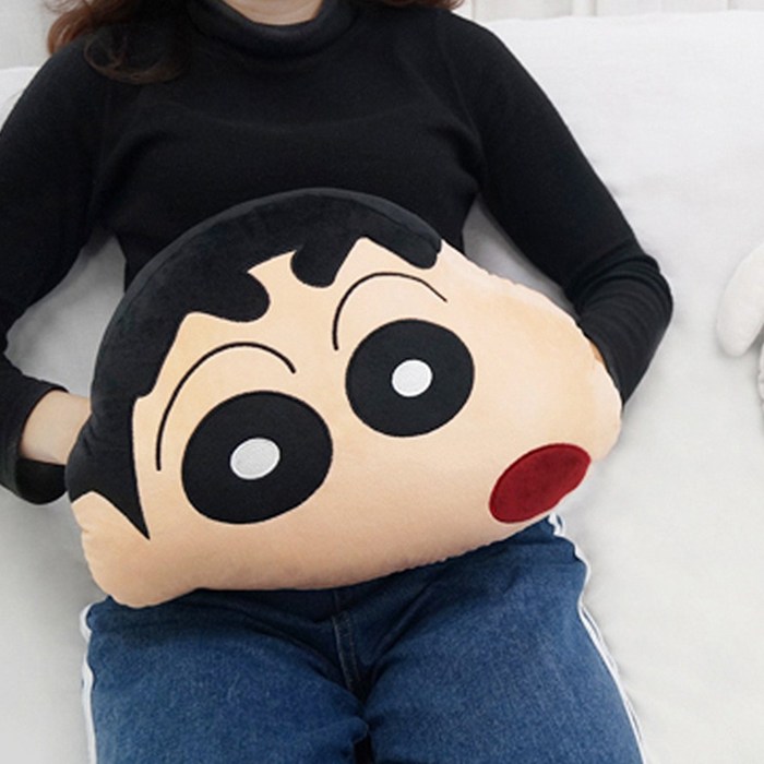 짱구 흰둥이 얼굴 꿀잠 낮잠 쿠션 캐릭터 애착 인형, 흰둥이 짱구 흰둥이 얼굴 꿀잠 낮잠 쿠션 캐릭터 애착 인형, 흰둥이