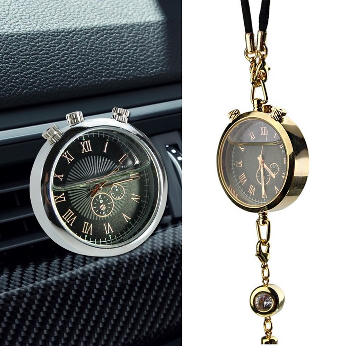 톨른 차량용 시계 방향제 Ver2 송풍구형 룸미러형, 1개, 아로마향