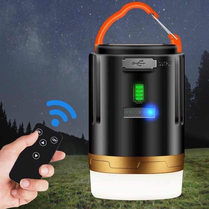 충전식 리모컨 캠핑 랜턴 차박 조명 4800mAh LZR50