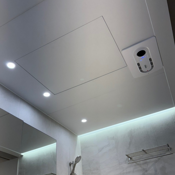 화장실 욕실 무광 SMC 평형 돔 천장재 화이트 1850x1300mm, 무광바디점검구포함13001850, 1개