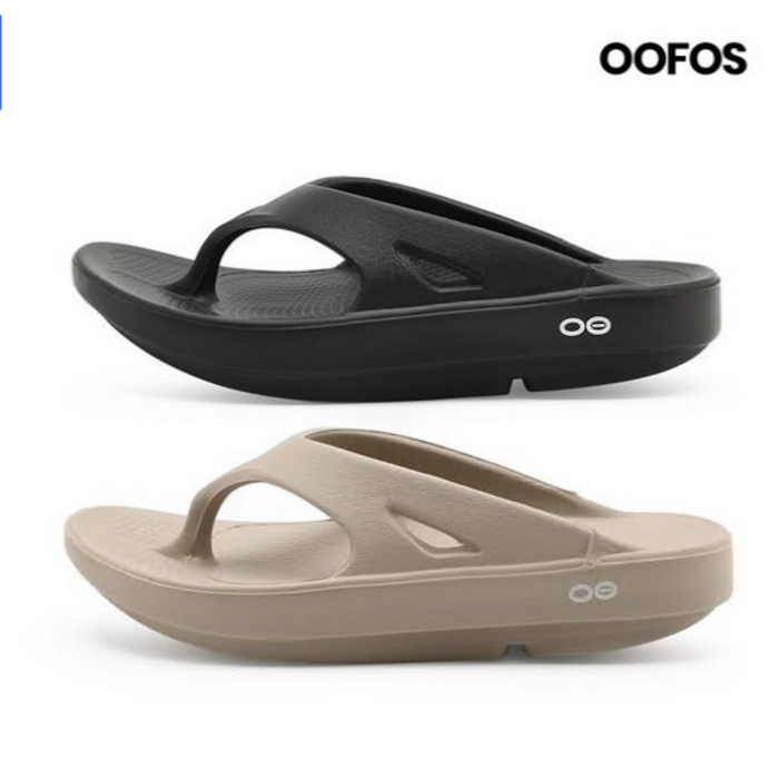 우포스 쪼리 오리지널 리커버리 플립플랍 블랙 노마드 2종택일