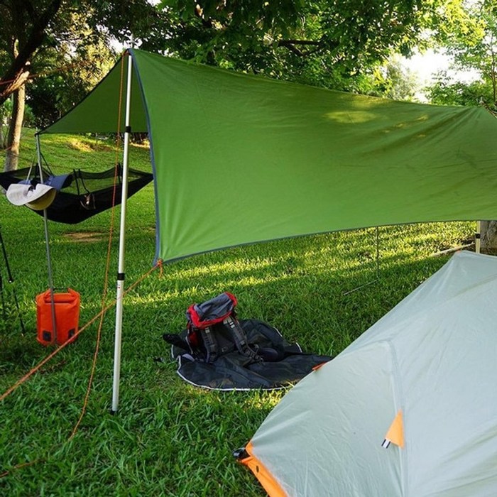 타프 폴대 세트 텔레스코핑 방수포 폴 텐트 천막 액세서리 야외 캠핑 하이킹에 대 한