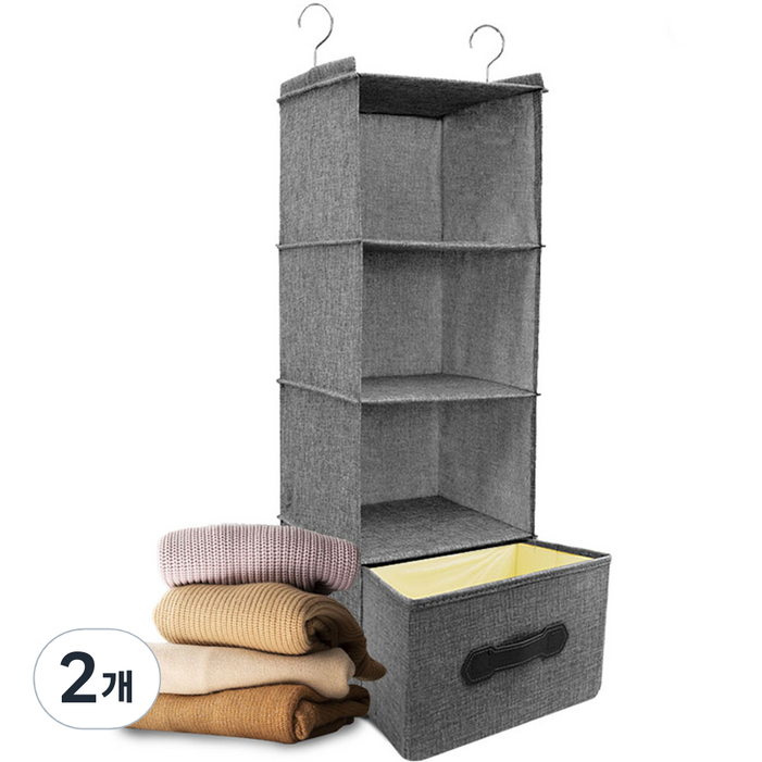 하늬통상 행잉오거나이저 4단  서랍장 1단