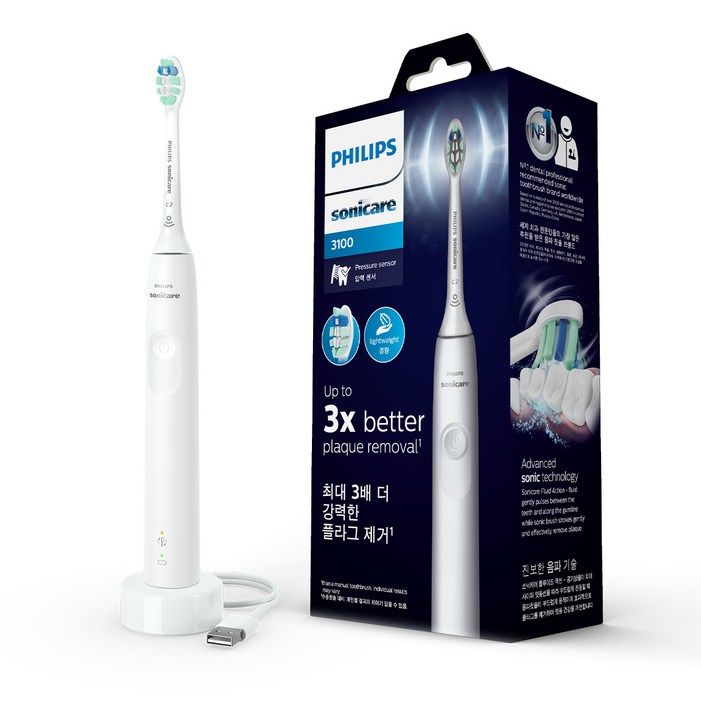 필립스 소닉케어 3100 시리즈 음파 전동칫솔