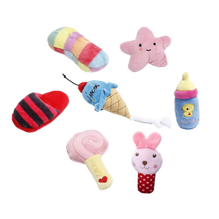 딩동펫 강아지 놀이방 인형 7종세트