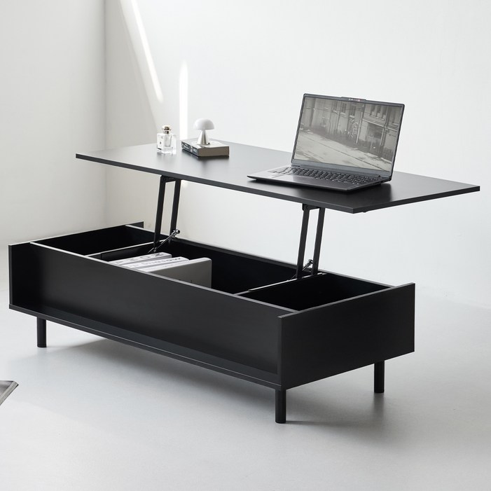 도모 에스텔로 리프트업 테이블 1000 방문설치, 블랙