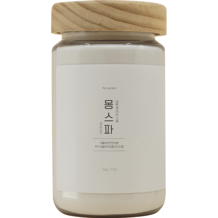 바스몽 몽스파 강아지 아로마 탄산 입욕제, 500g, 1개