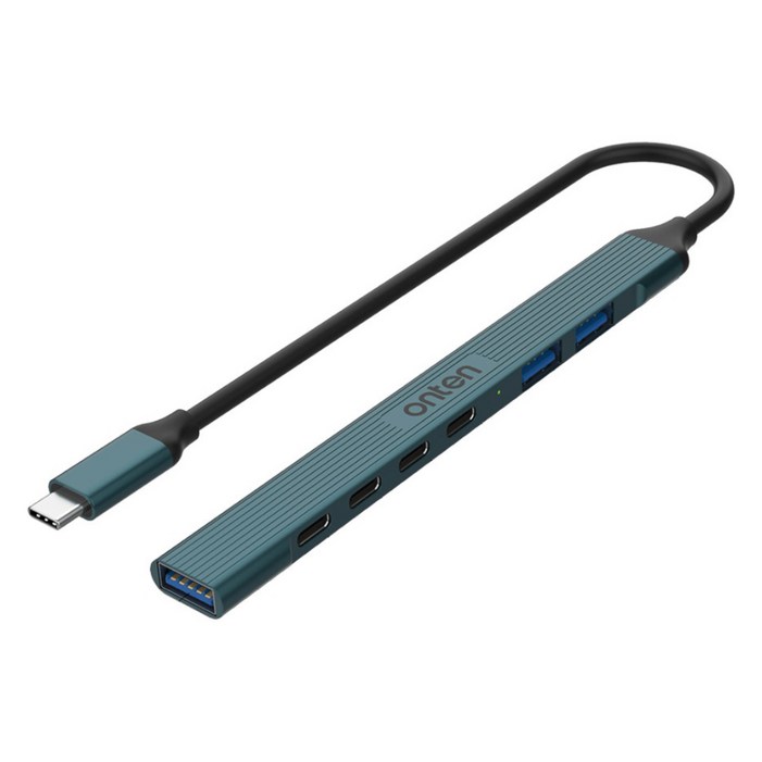 컴스 C타입 4포트 + A타입 3포트 USB 멀티 허브 FW071