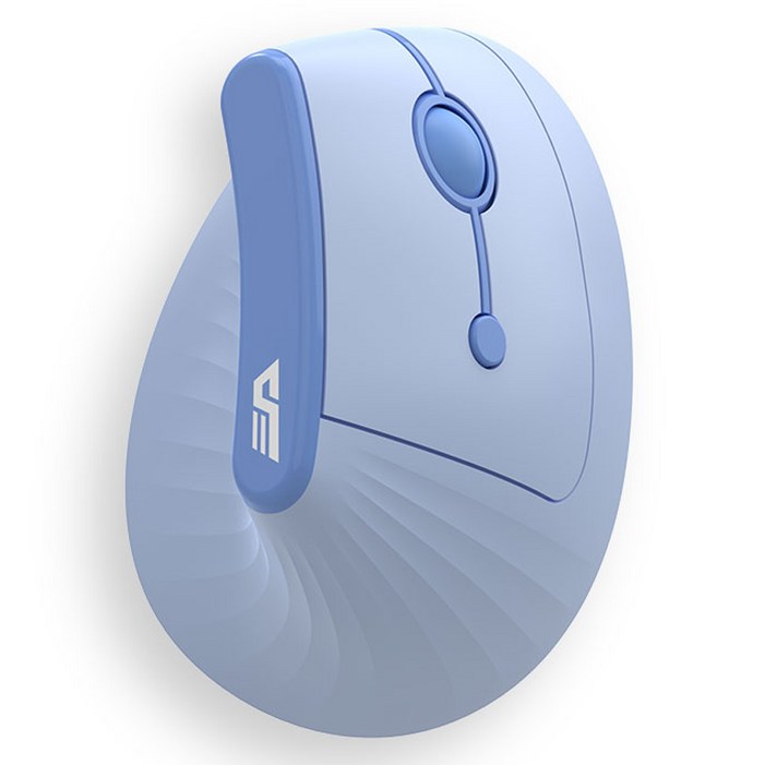 다크플래쉬 블루투스 무선 버티컬 마우스, 애저 블루, FLO3