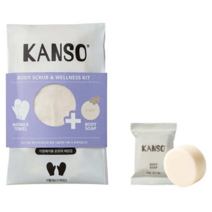 간소 바디비누  부드러운 손모아 때장갑 양손 기획세트, 화이트, 1세트