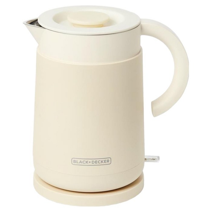 블랙앤데커 304스텐 통주물 이중단열 무선 전기포트 온무드