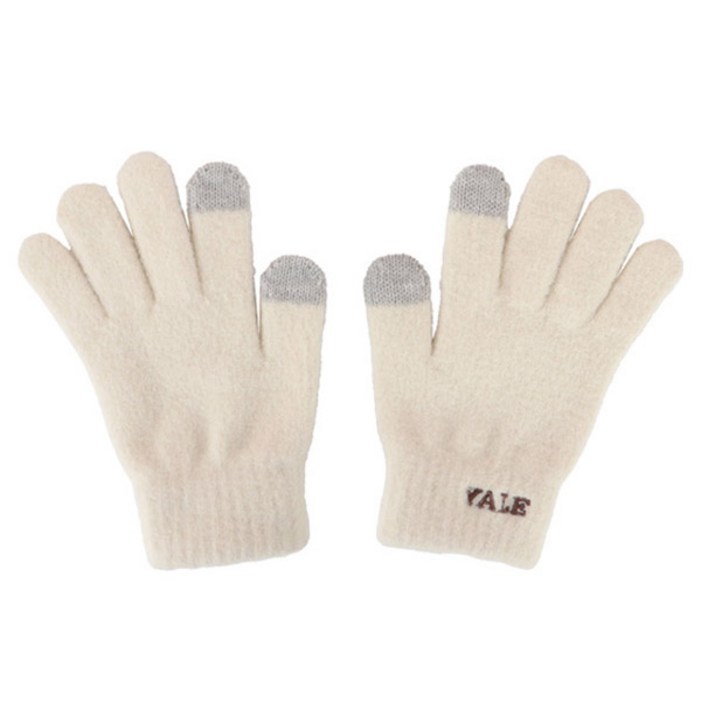 YALE 아동용 겨울 니트 스마트폰 터치 장갑 YL0028