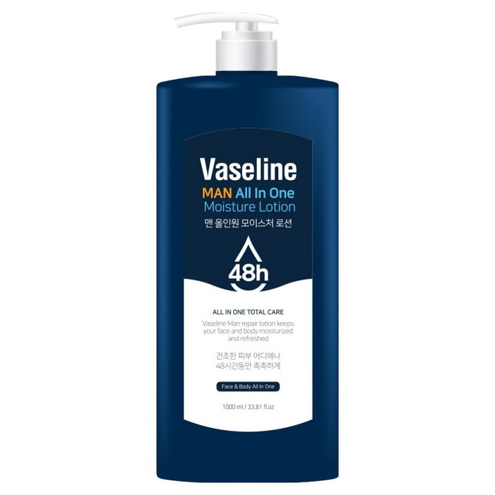 시투와이 바세린 48h 맨 올인원 모이스처 로션, 1L, 1개