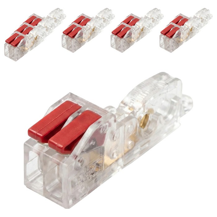 오토크루 무탈피 전선 분기 연결 T형 스카치락 커넥터 1입2출 A형