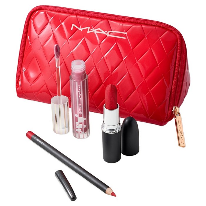 맥 홀리데이 대즐 기프트 컬렉션 트렌딩 투모로우 립 트리오 레드