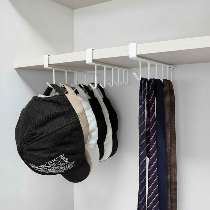 대한 틈새 공간활용 옷장 정리 6구 수납 걸이