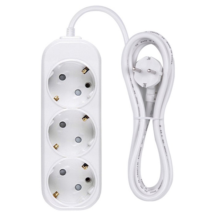 오성정밀 접지 멀티탭 3구 OS03S