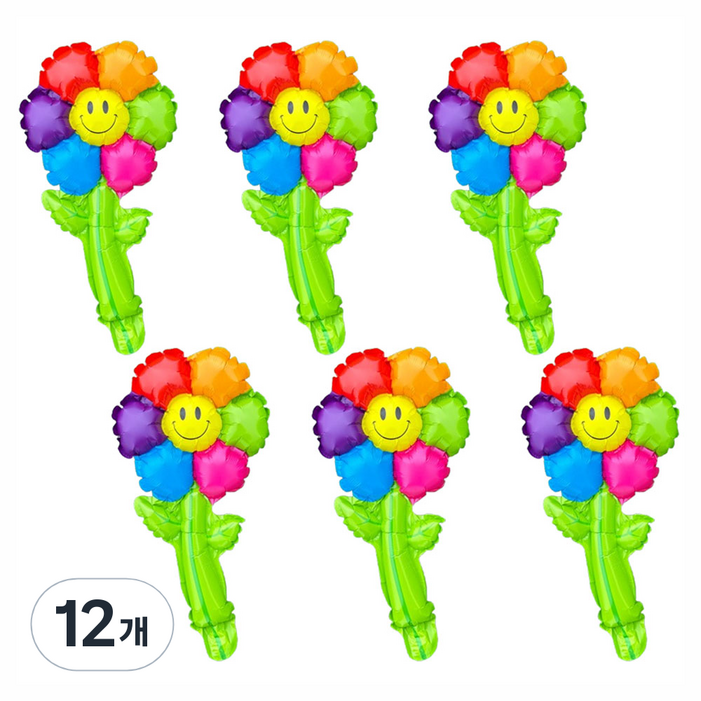 파티공구 데이지 꽃대 풍선