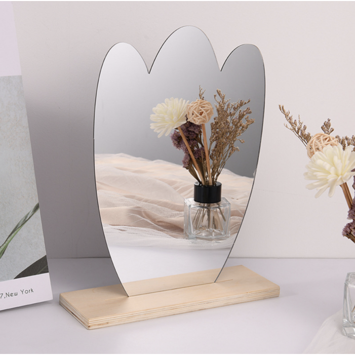 졸리베이비 감성 인테리어 불규칙 아크릴 탁상거울